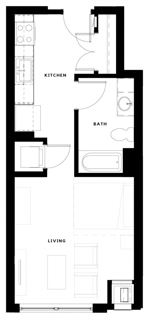Westley on Broadway S2 Floor Plan